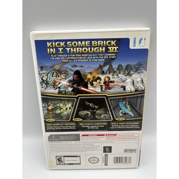 LEGO Star Wars - The Complete Saga (Wii, 2007) Free Shipping CIB TESTED - Picture 4 of 9